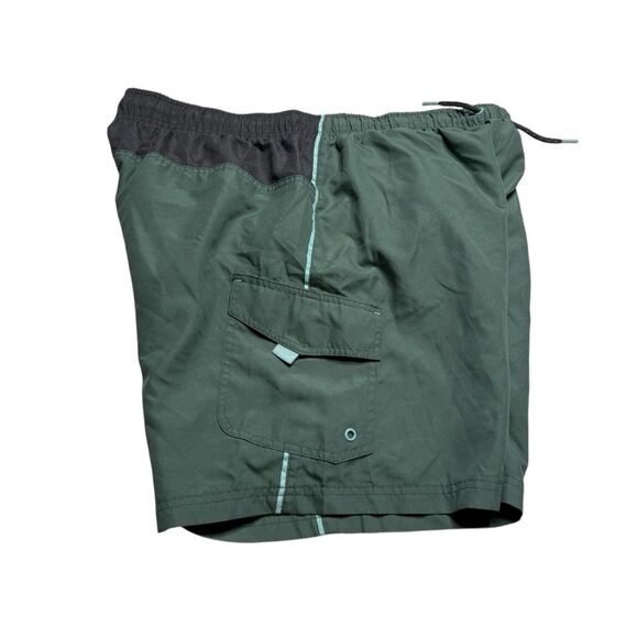 Laguna Swim Trunks Shorts Mesh Brief Liner Green Men’s Sz XL - Picture 4 of 14